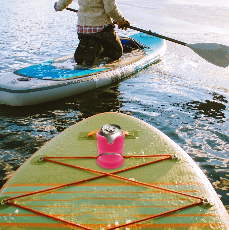 THE VIOLET Paddle Board Accessories - Inflatable Stand Up Paddle Board Cup Holder, SUP Kayak Drink, Can and Cup Holders (Pink) - Image 5